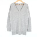 美品 Deuxieme Classe ドゥーズィエムクラス ニットトップス カシミヤ100% 長袖 セーター Vネック レディース AM6485A38 【中古】