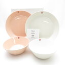 未使用 iittala イッタラ ティーマ ホワイト/パウダー 中皿 ボウル 4枚 ペア 21cmプレート SY11873B1 【中古】