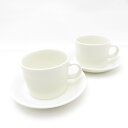 美品 iittala イッタラ ティーマ ティーカップ&ソーサー 2客 ペア 北欧 フィンランド SY12159H1 【中古】