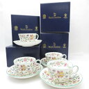 美品 MINTON ミントン ハドンホール ティーカップ&ソーサー 4客 セット ロイヤルドルトン 花柄 紅茶 英国 SU10996D1 【中古】