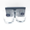 未使用 ELBE crystal エルベクリスタル 品番:25015 C5194/290/2P タンブラー 2点 クリスタル エヴァ ペア オールドファッション...