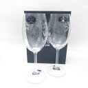 未使用 ELBE crystal エルベクリスタル 品番:40415 C5194/250/2P ワイングラス 2客 クリスタル エヴァ ペア H19 SY115...