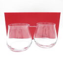 美品 Baccarat バカラ シャトーバカラ ワインタンブラー 2客 クリスタル ペア L グラス SU11063A2 【中古】