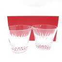 美品 Baccarat バカラ ティアラ 2021 タンブラー 2点 クリスタル ペア ロックグラス オールドファッション SU11148A3 【中古】