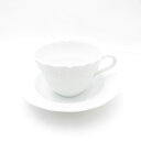 美品 Herend ヘレンド バロックホワイト 3002 コーヒーカップ&ソーサー 1客 珈琲 テーブルウェア SU11229F2 【中古】