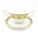 美品 WEDGWOOD ウェッジウッド インディア スープカップ&ソーサー 1客 金彩 ダブルハンドル 英国 SU11254G1 【中古】