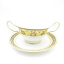 美品 WEDGWOOD ウェッジウッド インディア スープカップ&ソーサー 1客 金彩 ダブルハンドル 英国 SU11255G1 【中古】