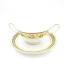 美品 WEDGWOOD ウェッジウッド インディア スープカップ&ソーサー 1客 金彩 ダブルハンドル 英国 SU11256G1 【中古】