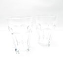 美品 Baccarat バカラ アルクール アメリカン タンブラー 2点 クリスタル ペア グラス コップ H10.5 希少 レア SU11401E1 【中古】