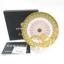 未使用 VERSACE × Rosenthal ヴェルサーチ×ローゼンタール Les reves Byzantins ビザンチン 小皿 プレート10cm 飾り ...