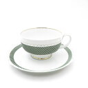 美品 Cluj-Napoca クルジュナポカ クラウゼンブルク磁器網目状レース網目 カップ&ソーサー ルーマニア食器 ティー コーヒー 透かし SU11411D...