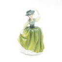 美品 ROYAL DOULTON ロイヤルドルトン BUTTERCUP バターカップ フィギュリン 女性 置物 陶器人形 オブジェ SU11497E2 【中古】