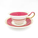 美品 WEDGWOOD ウェッジウッド ユーランダーパウダールビー ティーカップ&ソーサー ピオニー 紅茶 英国 SU11521E2 【中古】