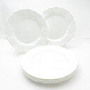 美品 WEDGWOOD ウェッジウッド オーシャンサイド 中皿 5枚 20cmプレート セット ケーキ デザート SY12322J1 【中古】