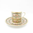 美品 WEDGWOOD ウェッジウッド クリオ フルリムボーダー デミタスカップ&ソーサー SM3899C2 【中古】