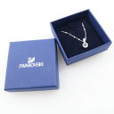 美品 SWAROVSKI スワロフスキー ネックレス 一粒 ペンダント クリスタル レディース AM6596 【中古】