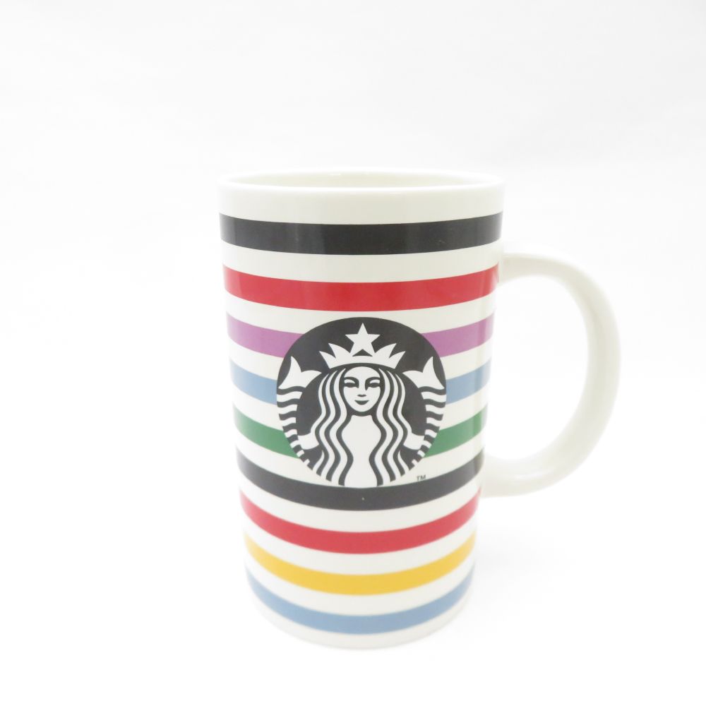 STARBUCKS スターバックス KateSpadeコラボ マグカップ ストライプ カップ 355ml SD94B3 【中古】