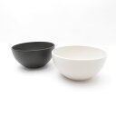未使用 Le Creuset ルクルーゼ クーペ ボウル 2枚 セット ブラック ライトグレー 12cm SO3081B3 【中古】