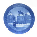 美品 ROYAL COPENHAGEN ロイヤルコペンハーゲン 1954年「コペンハーゲンのアマリエンボー城」 イヤープレート 1枚 ウォールプレート 飾皿 昭...