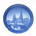 美品 ROYAL COPENHAGEN ロイヤルコペンハーゲン 1956年「ローゼンボー城」 イヤープレート 1枚 ウォールプレート 飾皿 昭和31年 SY12...