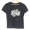 TO BE CHIC トゥービーシック W5P75-560-09 Tシャツ 42 L コットン100% 半袖 レディース AK3A76 【中古】