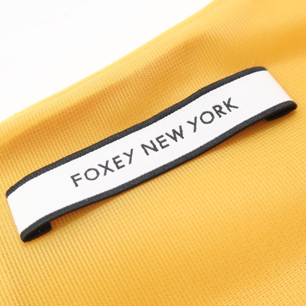 FOXEY NEW YORK フォクシー 41011 ドレスワンピース 40 Mサイズ トリアセテート他 Nightfall ノースリーブ レディース AO2687A68 【中古】