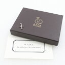 美品 PAPA クラシカル クロストップ ペンダントトップ ダイヤ0.03ct Pt900 レディース AT1614 【中古】