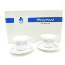 未使用 WEDGWOOD ウェッジウッド アンジェラ カップ&ソーサー 2客 ペア SM3813S3 【中古】