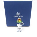 未使用 SWAROVSKI スワロフスキー クリスベア サンフラワー フォーユー 2017年 フィギュリン クリスタル オブジェ ひまわり くま 置物 オーナメ...
