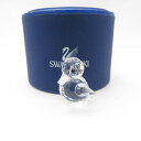 未使用 SWAROVSKI スワロフスキー 012728 スタンディングダック フィギュリン クリスタル オブジェ クリア 鳥 ミニオーナメント 置物 SU11...