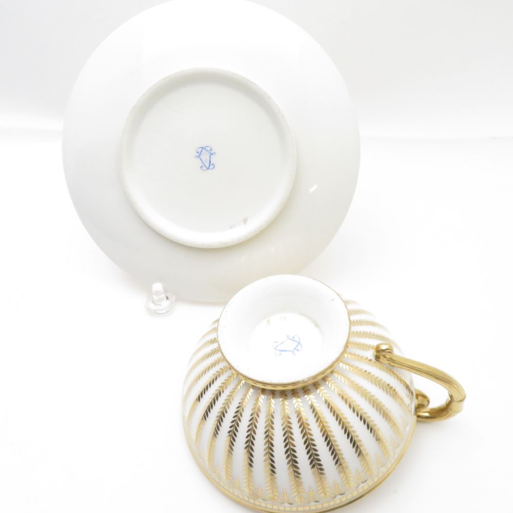 美品 SEVRES セーブル 金彩ストライプア...の紹介画像3