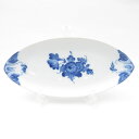 ROYAL COPENHAGEN ロイヤルコペンハーゲン ブルーフラワー プレイン オーパル皿 25cmプレート 楕円 ディッシュ SM3949J1 【中古】