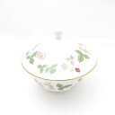 未使用 WEDGWOOD ウェッジウッド ワイルドストロベリー カバード ライスボウル 蓋付き お椀 SM3982R1 【中古】