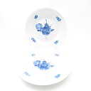 美品 ROYAL COPENHAGEN ロイヤルコペンハーゲン ブルーフラワープレイン 中皿 2枚 ペア 20cmプレート パン ケーキ デザート SM3987...