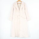 美品 LAISSE PASSE レッセパッセ 37221-1-22500 チェスターコート 1点 38 M ウール ナイロン ロング レディース AK72B-5...
