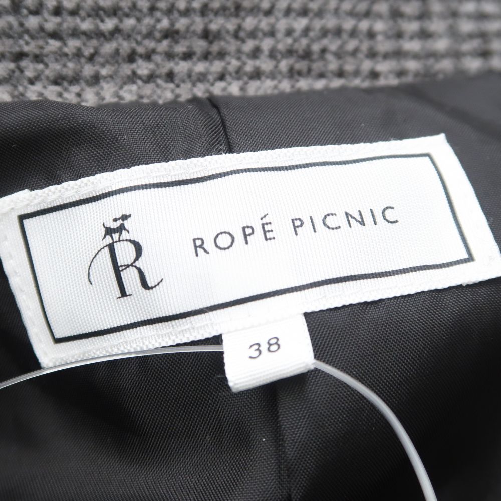 美品 ROPE PICNIC ロペピクニック GDL53040 ジャージメルトン コート 1点 38 ポリエステル100％ ミディ丈 スタンドカラー レディース AK74B-4 【中古】 remove-store-10058326 reMOVE 楽天市場店 サンプル画像3