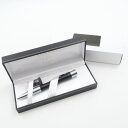 美品 PARKER パーカー ボールペン 1点 印鑑付き ネーム入り シルバー メンズ HD110W3 【中古】