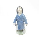 美品 ROYAL COPENHAGEN ロイヤルコペンハーゲン Boy With Umbrella 傘を持つ少年 3556 フィギュリン 1点 ポーセリン 置物...
