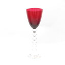 Baccarat バカラ ベガ フォルテッシモ ワイングラス 1客 クリスタル トール H23 赤 ルビー テーブルウェア SU11610V1 【中古】