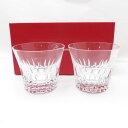 美品 Baccarat バカラ ティアラ 2021年 タンブラー 2点 クリスタル ペア ロックグラス オールドファッション SU11634V1 【中古】