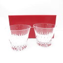美品 Baccarat バカラ ヴィータ 2019 タンブラー 2点 クリスタル ペア ロックグラス オールドファッション SU11741V2 【中古】