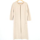 美品 MAXMARA マックスマーラ ロングニットカーディガン 1点 S 160/80A ウール100% 白タグ レディース AY6048A75 【中古】