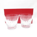 未使用 Baccarat バカラ 2021年 ティアラ タンブラー 2客 ペア ロックグラス オールドファッション SO3121J2 【中古】