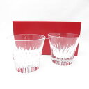 未使用 Baccarat バカラ 2022年 クリスタ タンブラー 2客 ペア ロックグラス オールドファッション SO3122J2 【中古】