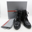 美品 PRADA SPORT プラダスポーツ 3T5917 アンクルブーツ 36 23cm レディース AK121W1 【中古】
