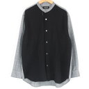 美品 ZUCCA ズッカ シャツドッキング ニットシャツ XS ポリエステル100% 長袖 レディース AT1706A36 【中古】