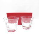 美品 Baccarat バカラ ミルニュイ タンブラー 2点 ペア オールドファッション ロックグラス SM4034A2 【中古】