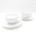 美品 BERNARDAUD ベルナルド Digital ディジタル カップ&ソーサー 2客 ペア ティー コーヒー テーブルウェア SU11979S2 【中古】