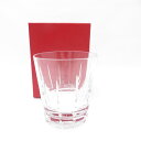 美品 Baccarat バカラ アルルカン タンブラー 1点 クリスタル ロックグラス オールドファッション SU12055T2 【中古】