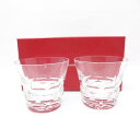美品 Baccarat バカラ ルチア 2017 タンブラー 2点 クリスタル ペア ロックグラス オールドファッション SU12056T2 【中古】